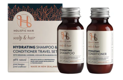 Holistic Hair Travel Pack Hydrating Shampoo & Conditioner 2x 50ml